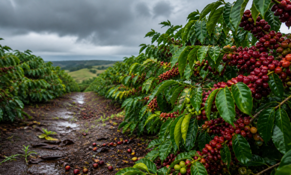 Colheita de café arábica na área da Expocacer atinge 96%